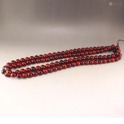 16 MM 108 Beads Ox Horn Beads Prayer Necklace