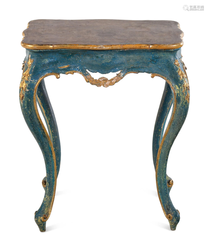 A Venetian Painted Side Table