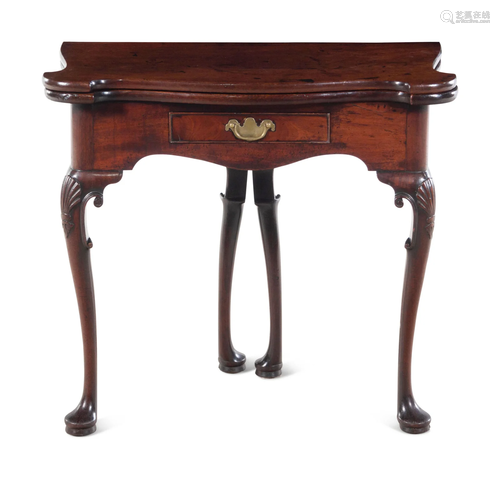 A George II Mahogany Tea Table