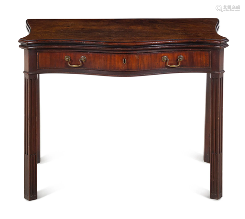 A George III Mahogany Game Table