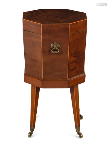 A George III Mahogany Cellarette