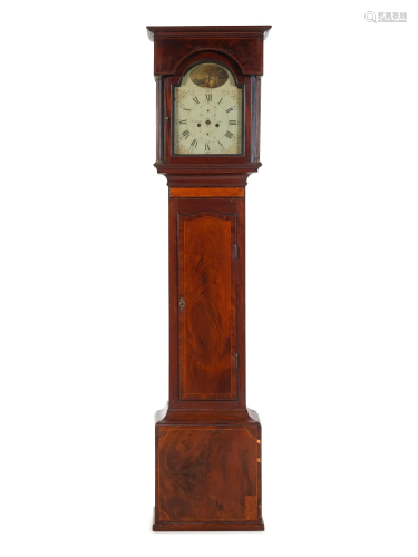 An Irish George III Mahogany Tall Case Clock