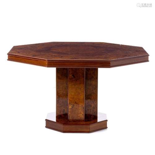 Art Deco style octagonal dining table