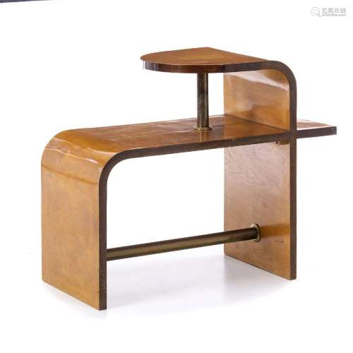 FRENCH WORK, c.1930 - Art Deco side table.