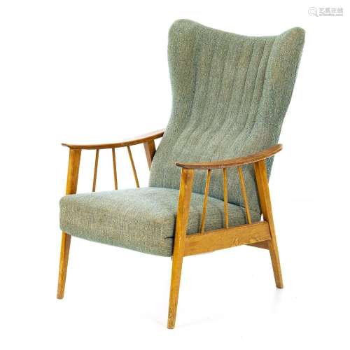 Style of FRITZ HANSEN, c.1940 - Reclining Wingback Chair