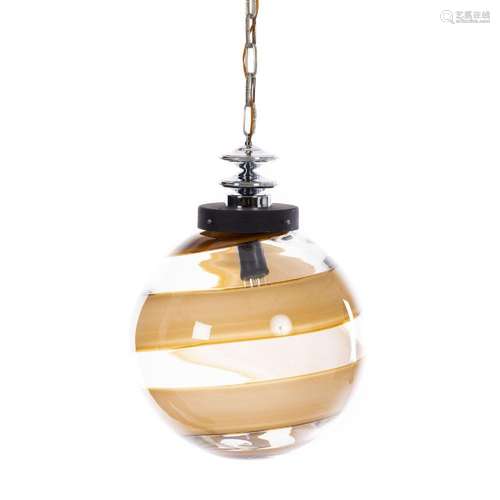 MAZZEGA - Pendant sphere glass lamp