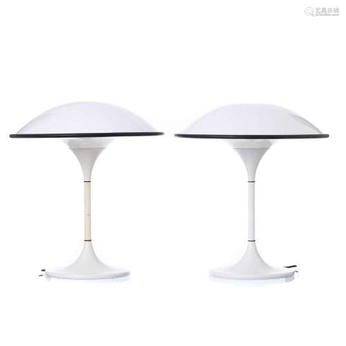PREBEN JAOCBSEN (20th) - Pair of Cosmos table lamps