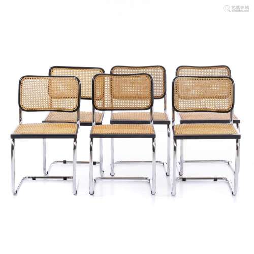 MARCEL BREUER (1902-1981) - Six Cesca chairs