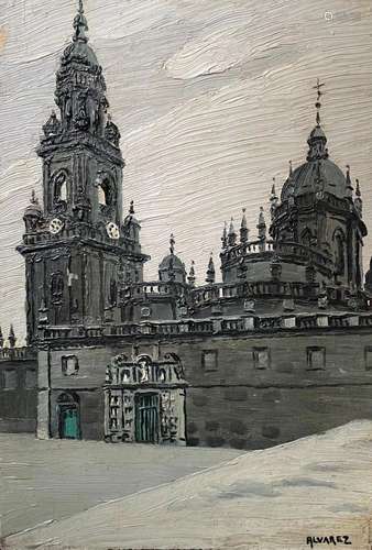 DOMINGUES ALVAREZ (1906-1942) - Santiago de Compostela Cathe...