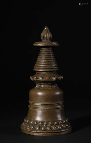 Bronze Buddhist Pagoda