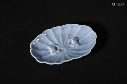 Clair-De-Lune Glaze Turtle Leaf-Shape Washer