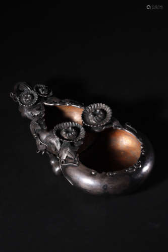 Silver Double-Gourd-Shape Washer