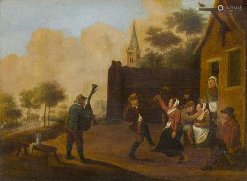 Manner of David Teniers the Younger, <br />
<br />
late 18th...