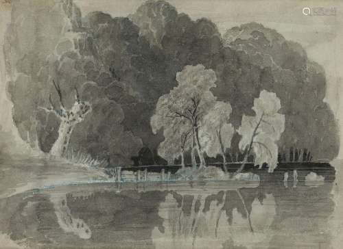 Francis Danby, ARA, <br />
British 1793-1861- <br />
Lake wi...