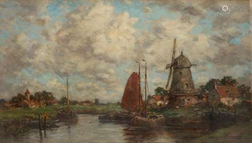 Jacob Henricus Maris, <br />
Dutch 1837-1899- <br />
Dutch c...