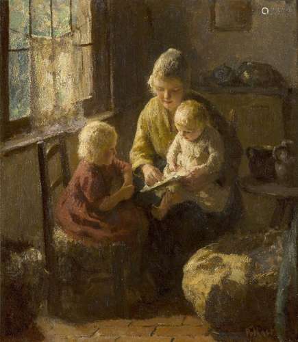 Bernard Pothast, <br />
Dutch 1882-1966- <br />
The reading ...