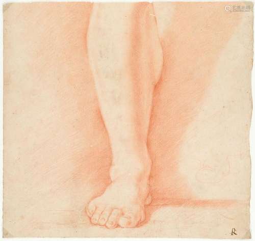 ANONYMOUS (XVIII S.) "Study of a leg"