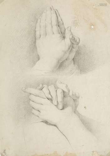 ANONYMOUS (S. XVIII / S. XIX) "Study of hands"