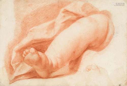 SPANISH SCHOOL (S. XVIII / S. XIX) "Leg study"