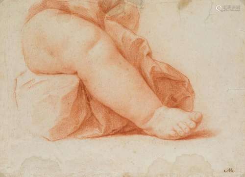 SPANISH SCHOOL (S. XVIII / S. XIX) "Study of the leg&qu...