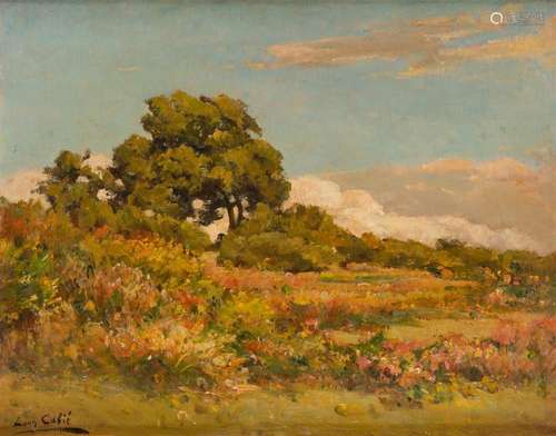 LOUIS ALEXANDER CABIÉ France (1853) / (1939) "Landscape...