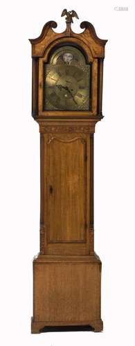 Tall case clock, Thomas Brown Chester, England, ffs. S. XVII...