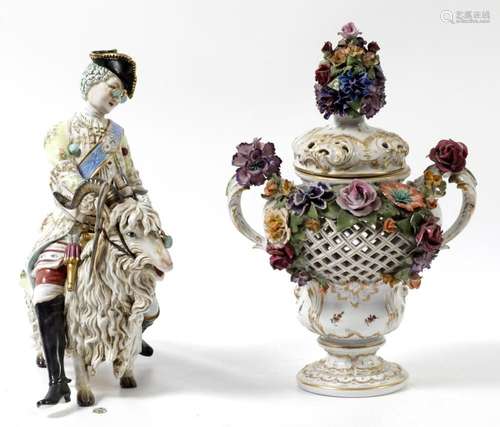 Porcelain pot pourri following Meissen models from the 18th ...