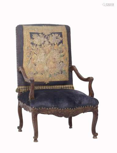 Louis XIV style armchair, France, S. XIX.