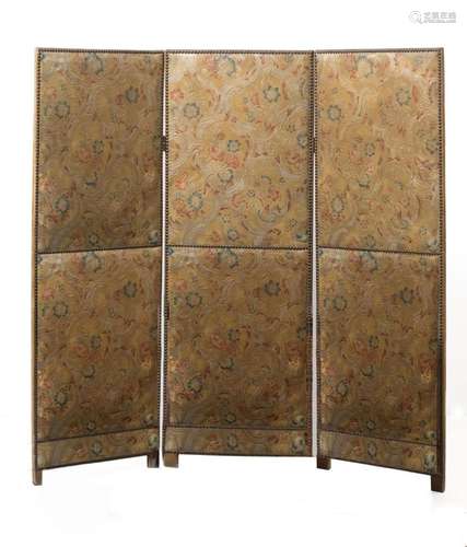 Screen with three leaves attributed to José Lapayese (1899-1...