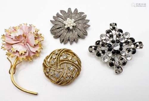 FLORAL + MORE BROOCH LOT