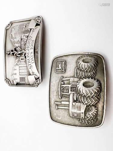 JOHN DEERE + AG BELT BUCKLES