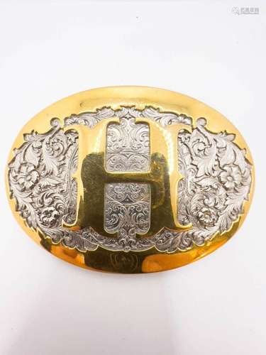 24K GP BELT BUCKLE