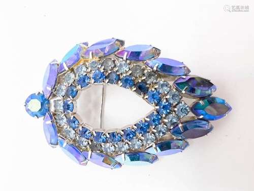 LARGE STUNNER STONE BROOCH