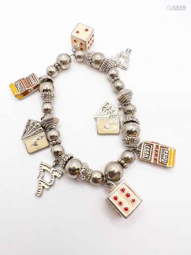 CARDS CHARMS BRACELET