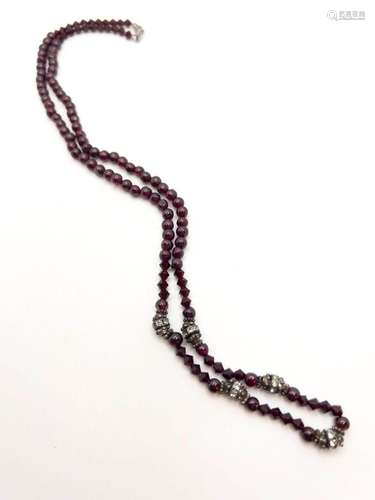 GORGEOUS GARNET? LONG NECKLACE