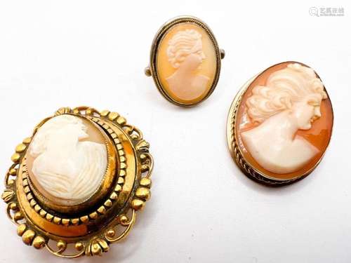 CAMEO BROOCHES