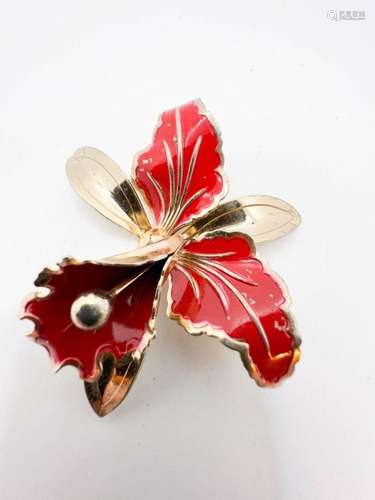 LG FLORAL BROOCH