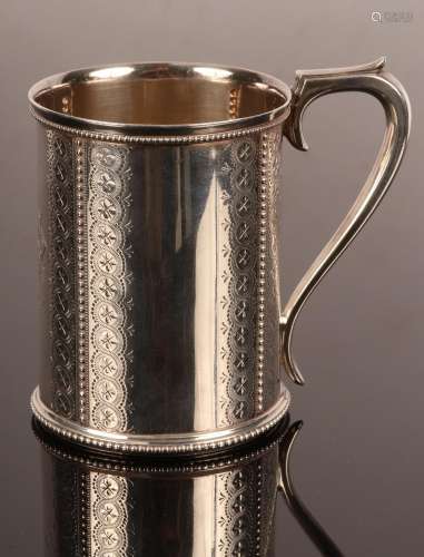 A Victorian silver Christening mug, Joseph & Edward Brad...