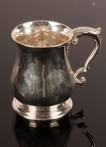 A George II silver baluster mug, Francis Spilsbury I, London...
