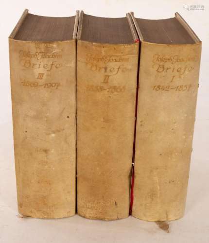 Moser, A Johannes Joachim, three volumes (1842-1857/1858-186...