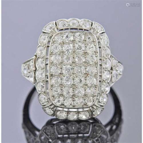 Art Deco Platinum Diamond Ring