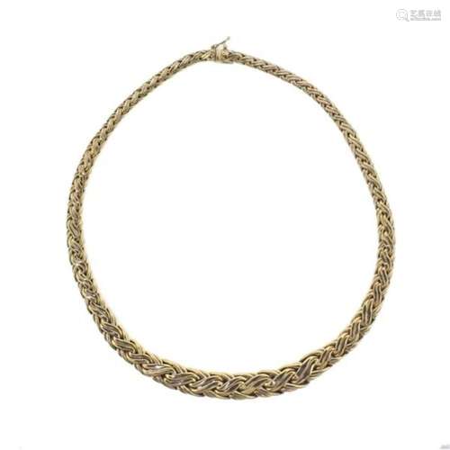 Vintage Tiffany & Co 14k Gold Russian Braid Necklace