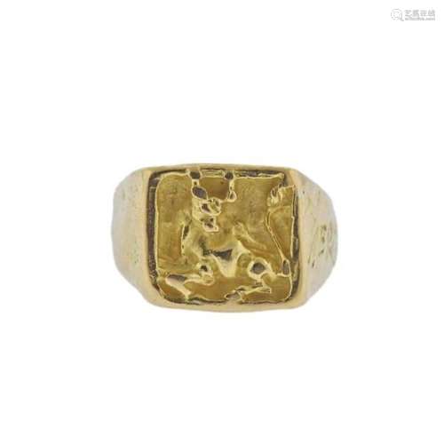 Germano Alfonsi 18k Gold Ring