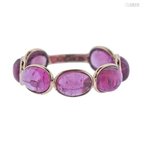 7.00ctw Rubellite 18k Gold Ring