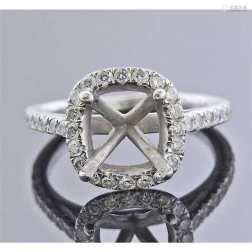 Platinum Diamond Engagement Ring Mounting