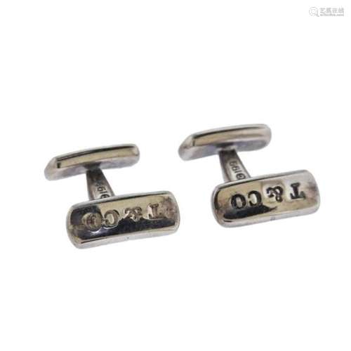 Tiffany & Co 1837 Silver Cufflinks