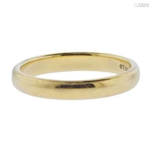 Tiffany & Co 18k Gold Wedding Band Ring