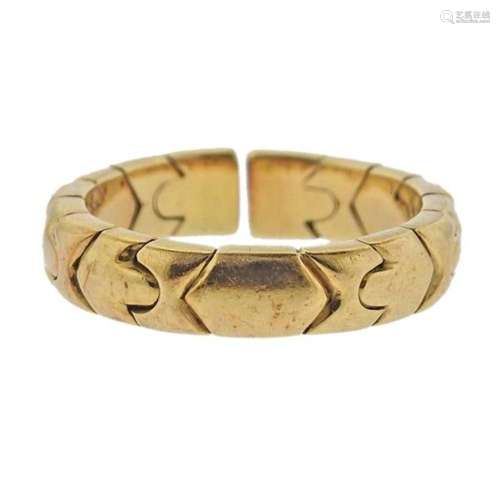 Bvlgari Bulgari Doppio 18k Gold Band Ring