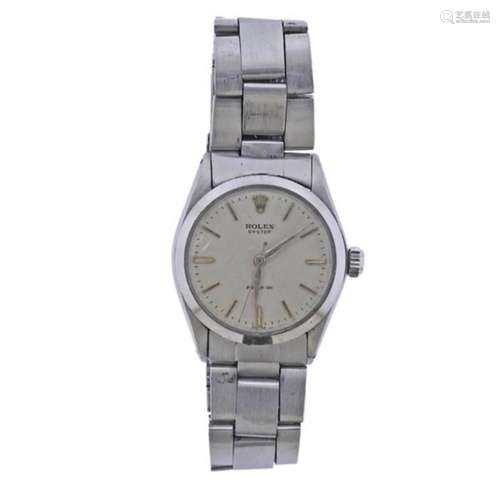 Rolex Midsize Oyster Precision 1960s Steel Watch 6430