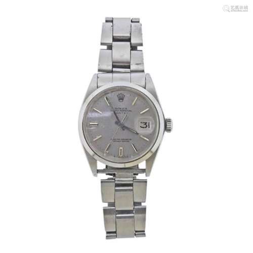 Rolex Oyster Date Stainless Steel Watch 1500